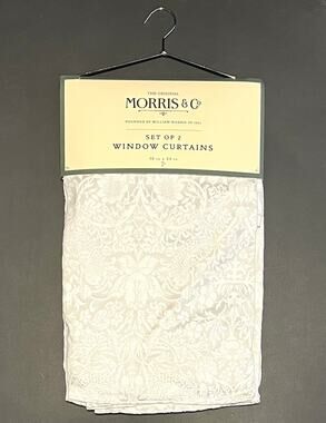 William Morris & Co Strawberry Thief Window Curtains Panels Set Pair 38 X 84”